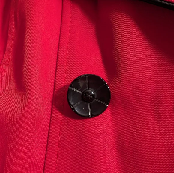 Betsy Johnson Trench Coat Style Jacket - Picture 2 of 6